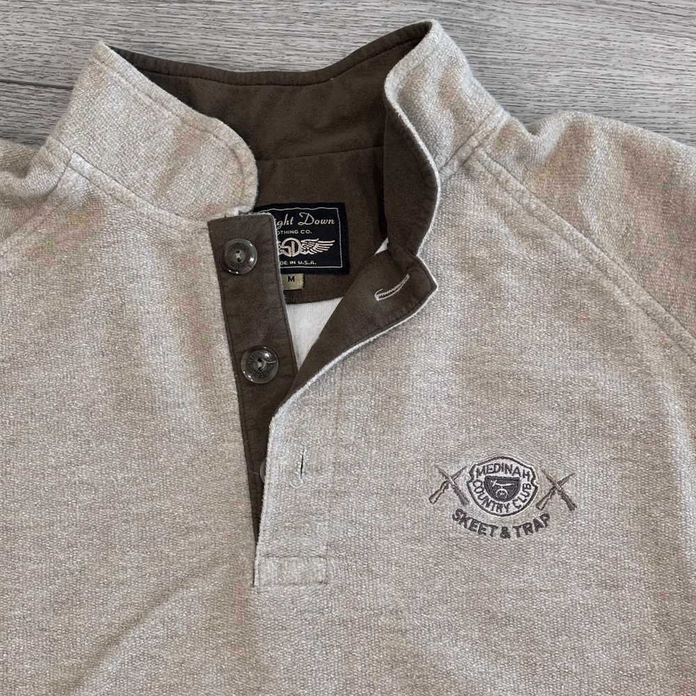 Medinah C.C. Skeet & Trap Straight Down Sweater Athletic Preppy Golf‎ Casual